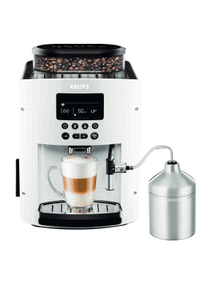 Cafetera Espresso Full Auto Display Roja y Blanca